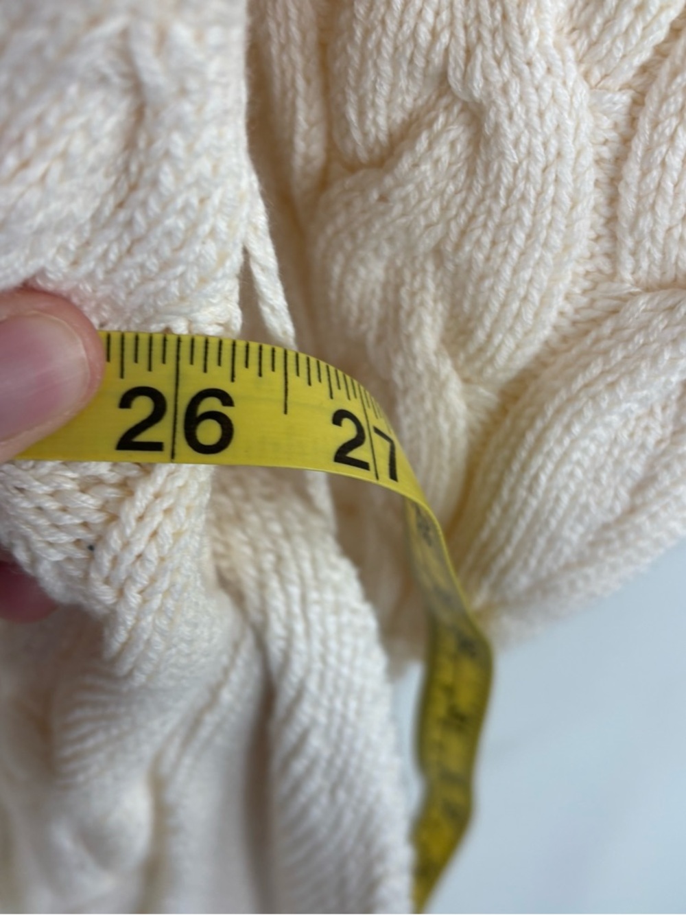 Free‎ People For The Love of Cables Cowl Neck Sweater Dress Size L - Picture 9 of 10